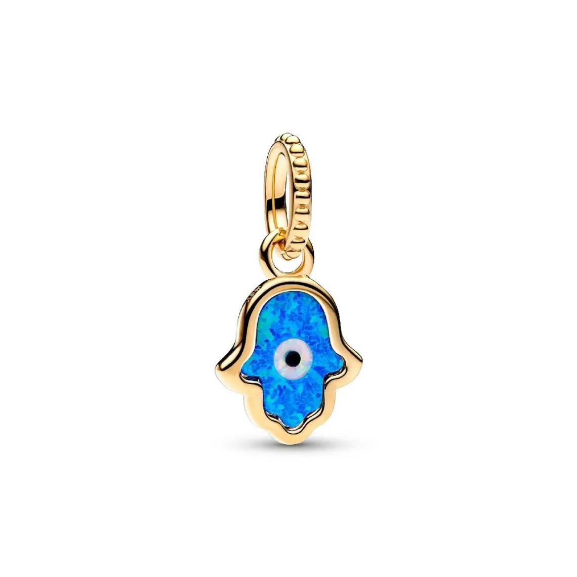 Charm Pendant Main de Fatma Bleu Opalescent | 3 Suisses